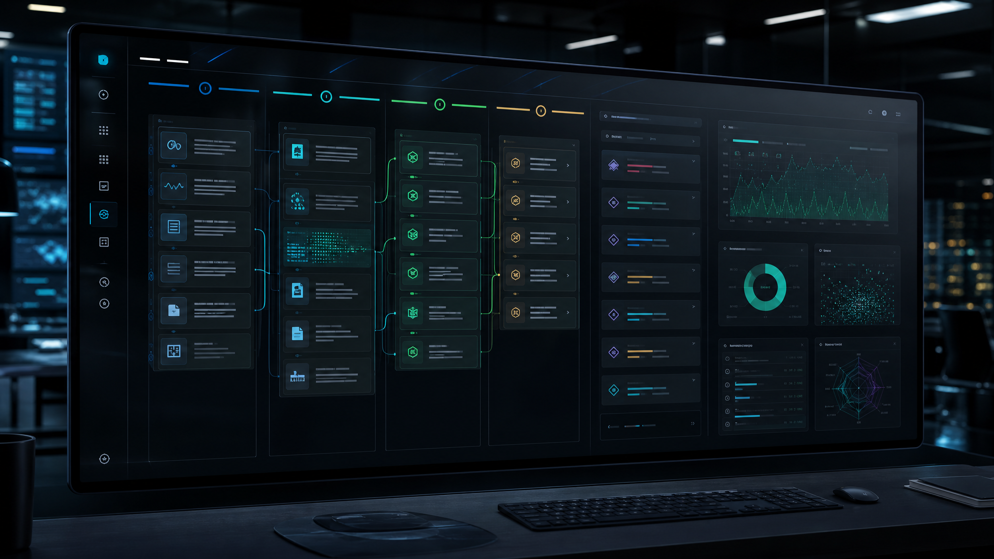 Staffable AI Employee setup dashboard showing AI Employee roles, approval queues, and operating dashboards